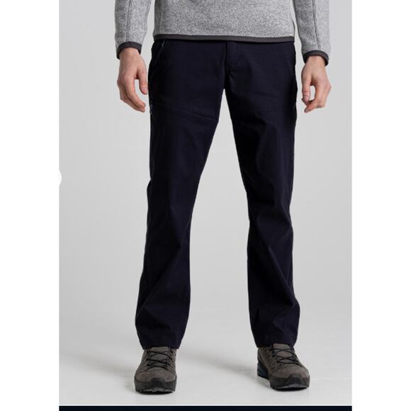 CRAGHOPPERS NWOT Navy Craghoppers Solarshield Mens Kiwi Pro Trousers  // 38 - Picture 1 of 13
